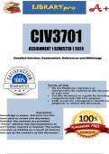 CIV3701 Assignment 1 Semester 1 2024 (199295)