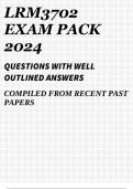 LRM3702 EXAM PACK 2024