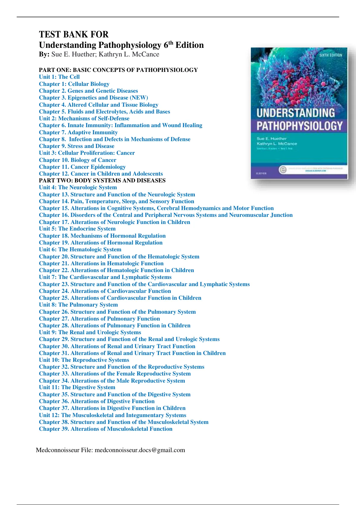 Understanding Pathophysiology hot 6th Edition