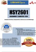 HSY2601 BUNDLE 2023