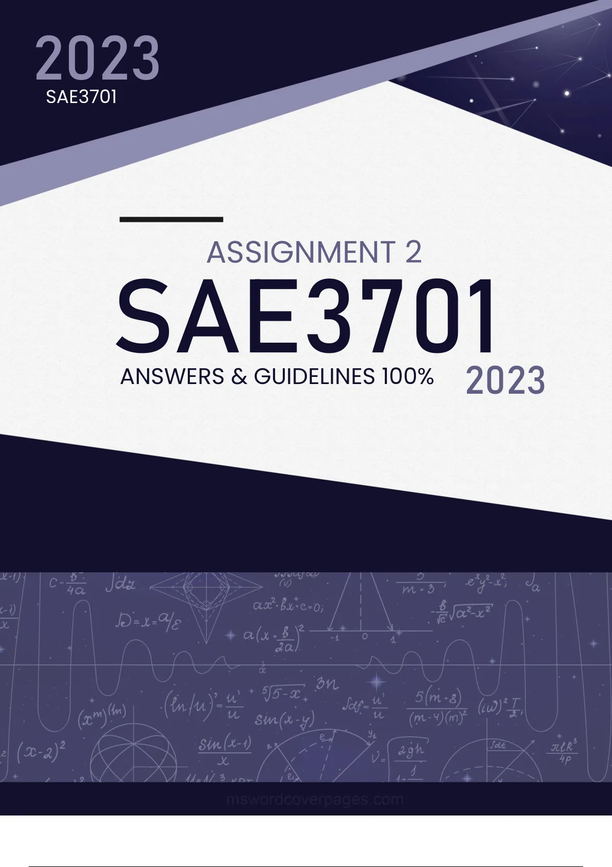 sae3701 assignment 2