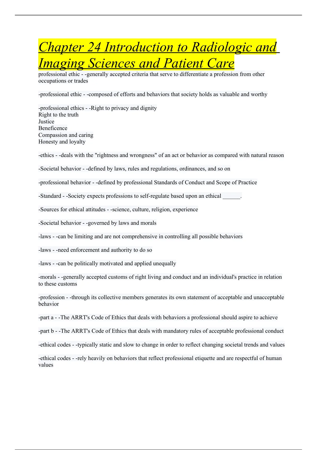 Chapter 24 Introduction To Radiologic And Imaging Sciences And Patient ...