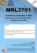 MRL3701 Assignment 2 (COMPLETE ANSWERS) Semester 1 2024 - DUE 9 April 2024