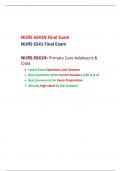 NURS 6541 Final Exam (Version 5)-NURS 6541/ NURS 6541N-Primary Care Adolescnt & Child, Walden University.