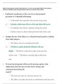 NFHS VOLLEYBALL OFFICIATING RULES  ACTUAL EXAM 2025| NFHS VOLLEYBALL NEWEST VERSION 2025 |136 QUESTIONS WITH ACCURATE SOLUTIONS