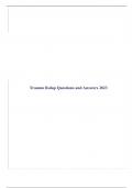 Trauma fisdap Questions and Answers 2023