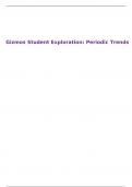 Gizmos Student Exploration: Periodic Trends