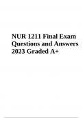 NUR 1211 Focused Exam, Abdominal Pain Esther Guided Questions And Answers Graded A  & NUR 1211 Final Exam | Questions and Answers 2023 Graded A  (2023/2024)