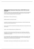 TDLR Eyelash Extension State Exam 2023 With Correct Answers 