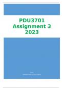 PDU3701 Assignment 3 2023