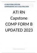 ATI RN Capstone COMP FORM B UPDATED 2023