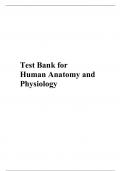 Test Bank Human Anatomy and Physiology