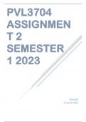 PVL3704 Assignment 2 Semester 1 2023