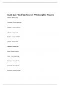 Asvab Quiz " Real Test Answers With Complete Answers 