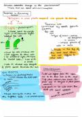 Summary -  Unit 6 - Organisms respond to changes in their internal and external environments 