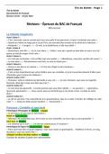 Fiches de révision - BAC de Français - 1ère