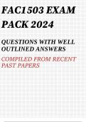 FAC1503 EXAM PACK 2024