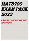 MAT3700 EXAM PACK 2023