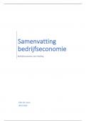 Samenvatting bedrijfseconomie '23-'24 (boek+ppts+lesnotities)
