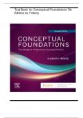 Test Bank for Conceptual Foundations 7th Edition by Friberg.
