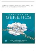 Test Bank for Concepts of Genetics, 12th Edition,