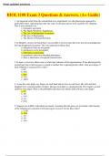 BIOL 1108 Exam 3 Questions & Answers. (A+ Guide)