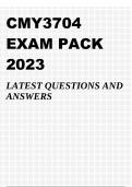 CMY3704 EXAM PACK 2023