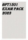 BPT1501 EXAM PACK 2023