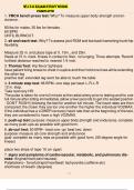 W.I.T.S Exam Study Guide Complete Course W.I.T.S Institution W.I.T.S YMCA bench press test - Answer- Why? To measure upper body strength and endurance. 80 lbs for males, 35 lbs for females. 60 BPM UNTIL