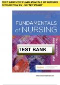 Test Bank For Clinical Nursing Skills and Techniques 10th Edition by Anne Griffin Perry, Patricia A. Potter Chapter 1-43 Complete Guide