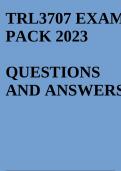 TRL3707 EXAM PACK 2023