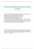 HESI FUNDAMENTALS PRACTICE EXAM