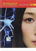 Test Bank - Biological Psychology, 13th Edition by James W. Kalat