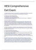 Exam (elaborations) Hesi exit 