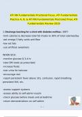 ATI Fundamentals Proctored 2019-2023 STUDY BUNDLE PACK SOLUTION (Questions and Answers )Verified  