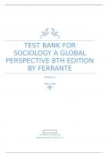 Test Bank for Sociology A Global Perspective 8th Edition by Ferrante.pdf