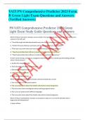 VATI PN Comprehensive Predictor 2023 Form  B Green Light Exam Questions and Answers  (Verified Answers)