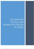 TEST BANK FOR CRITICAL CARE NURSING 8TH EDITION BY URDEN.pdf