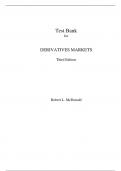 Derivatives Markets 3e Robert McDonald (Test Bank)