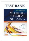 Medical-Surgical Nursing Assessment and Management of Clinical Problems 9th Edition Test