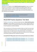 NCLEX RN AND PN LATEST ACTUAL EXAM 2022/2023. PASS WITH A. WITH NEXT GENERATION NCLEX QUESTIONS AND ANSWERS