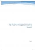 ATI Pedriatrics Proctored Exam