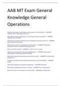 Exam (elaborations) AAB MT (GeneralOperations) 
