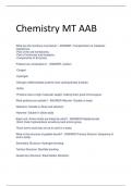 Exam (elaborations) AAB MT (Chemistry) 