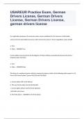 USAREUR Practice Exam, German Drivers License, German Drivers License, German Drivers License, german drivers license