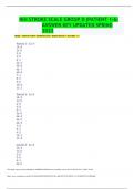 NIH STROKE SCALE GROUP B,D (PATIENT 1-6) ANSWER KEY UPDATED  SPRING 2023/2024