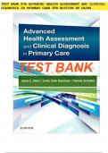 Test Bank for Advanced Health Assessment & Clinical Diagnosis in Primary Care 6th Edition Dains