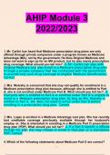 Stuvia-1857522-ahip-module-3-questions-and-answers-verified-answer-2022 questions and answers(2023) (verified answers)