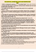 TCIC/LETS Full Access with CCH/CCQ Re-certification Test Course TCIC/LETS Institution TCIC/LETS What is indicated by placing a "Y" in the NOA Field?