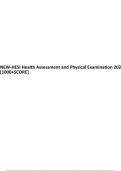 NEW-HESI Health Assessment and Physical Examination 2023 [1000+SCORE].